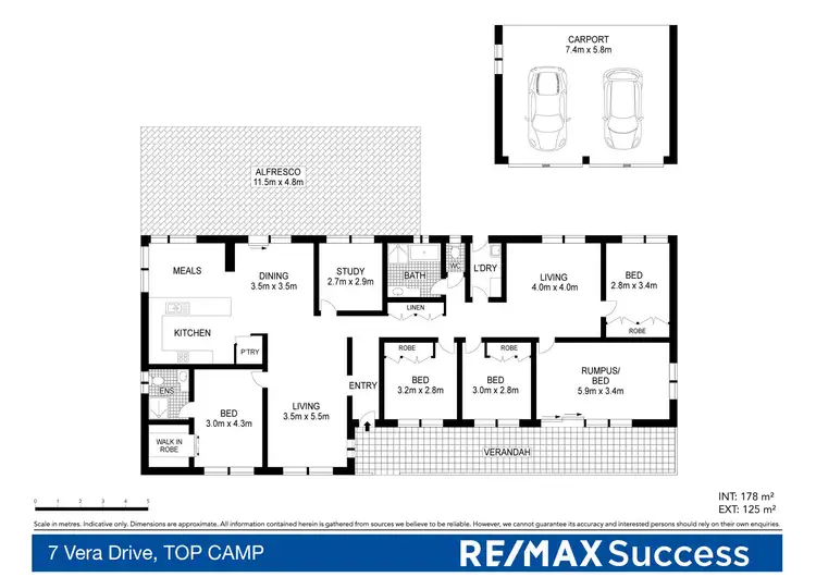 Floorplan of Homely house listing, 7 Vera Drive, Top Camp QLD 4350