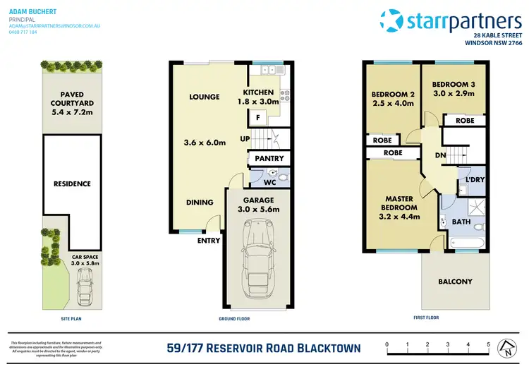 Floorplan of Homely townhouse listing, 59/177 Reservoir Road, Blacktown NSW 2148
