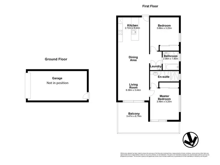 Floorplan of Homely unit listing, 4/74 Battersby Street, Zillmere QLD 4034