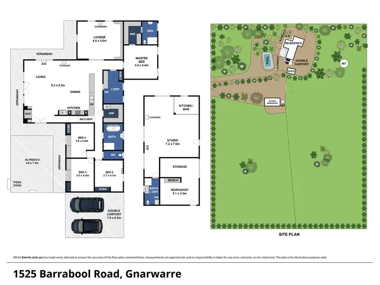Floorplan of Homely rural property listing, 1525 Barrabool Road, Gnarwarre VIC 3221