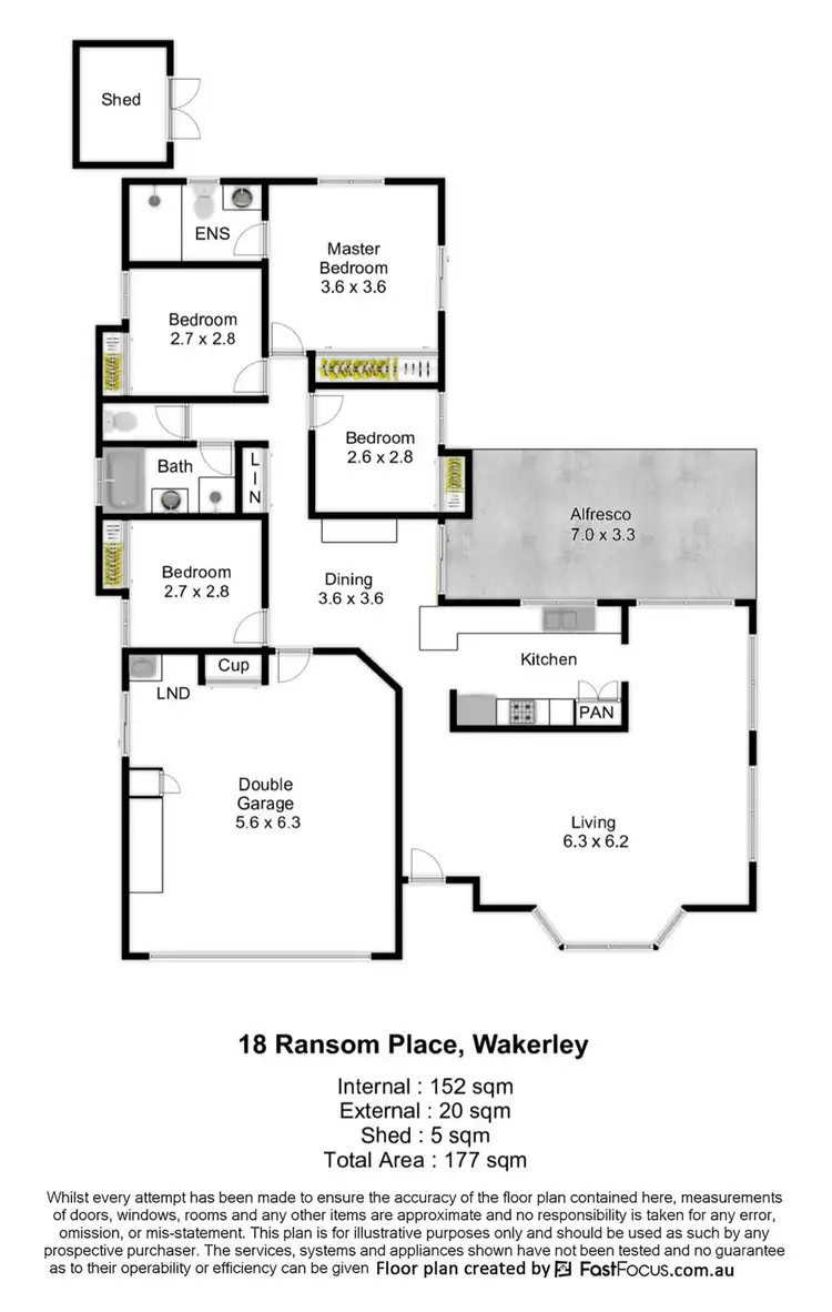 Floorplan of Homely house listing, 18 Ransom Place, Wakerley QLD 4154