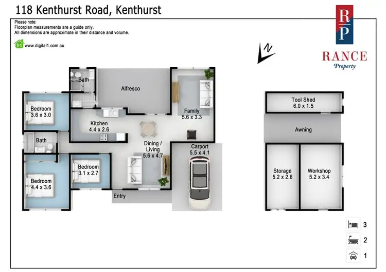 Floorplan of Homely house listing, 118a Kenthurst Road, Kenthurst NSW 2156