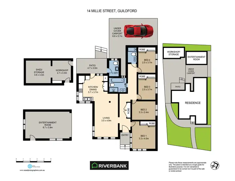 Floorplan of Homely house listing, 14 Millie Street, Guildford NSW 2161