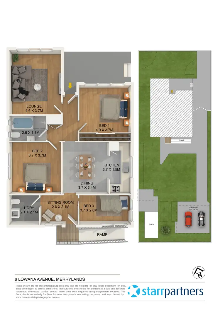 Floorplan of Homely house listing, 6 Lowana Avenue, Merrylands NSW 2160