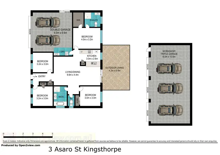 Floorplan of Homely house listing, 3 Asaro Steet, Kingsthorpe QLD 4400
