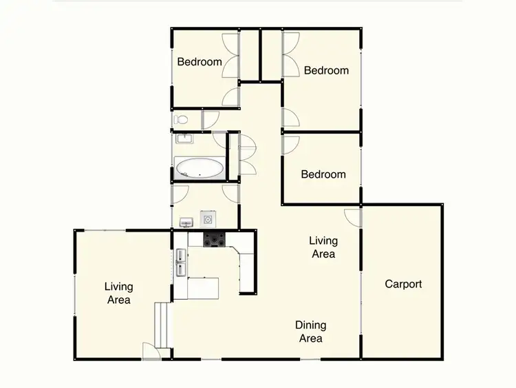 Floorplan of Homely house listing, 13 Lake Road, Slacks Creek QLD 4127