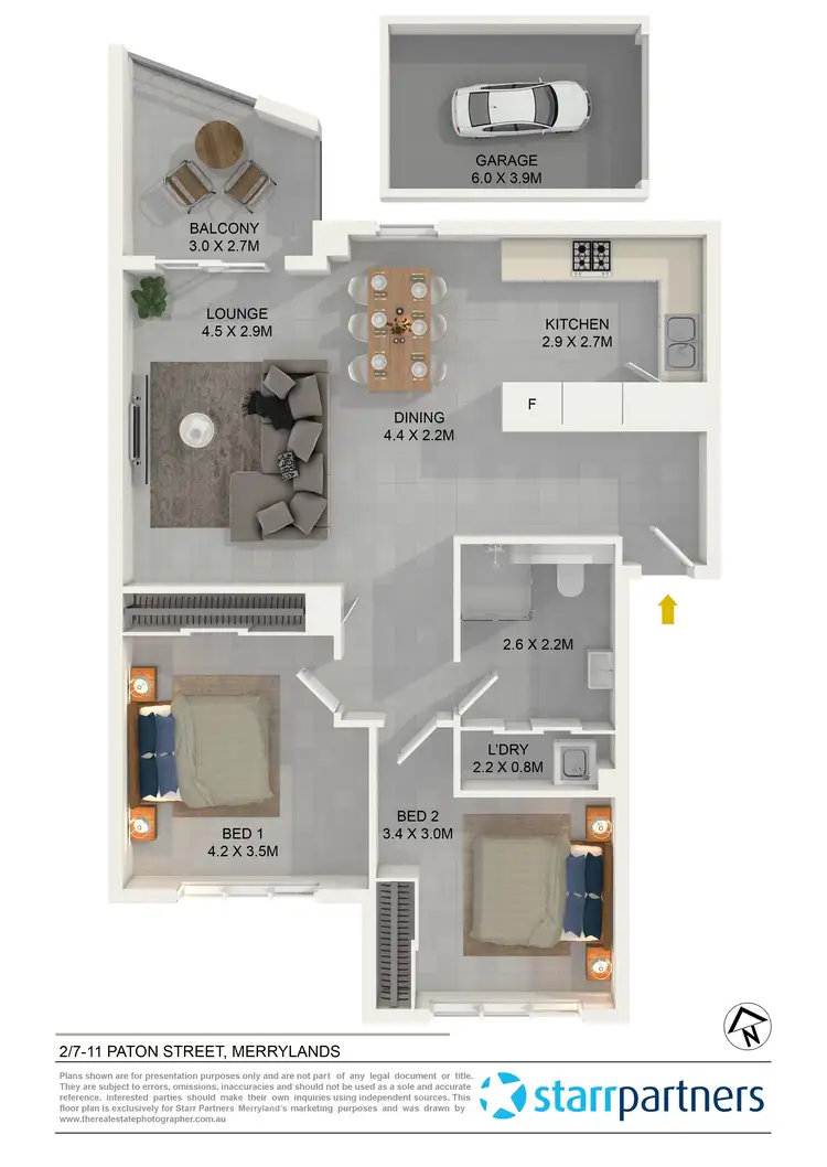Floorplan of Homely unit listing, 2/7-11 Paton Street, Merrylands NSW 2160