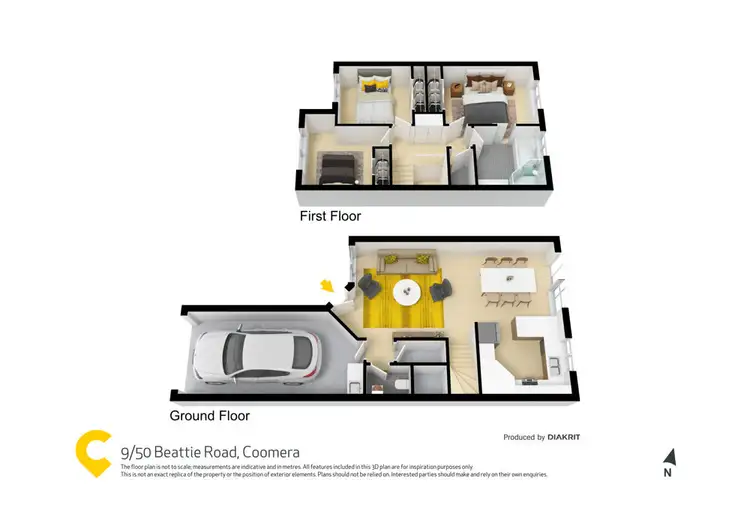 Floorplan of Homely house listing, 9/50 Beattie Road, Coomera QLD 4209