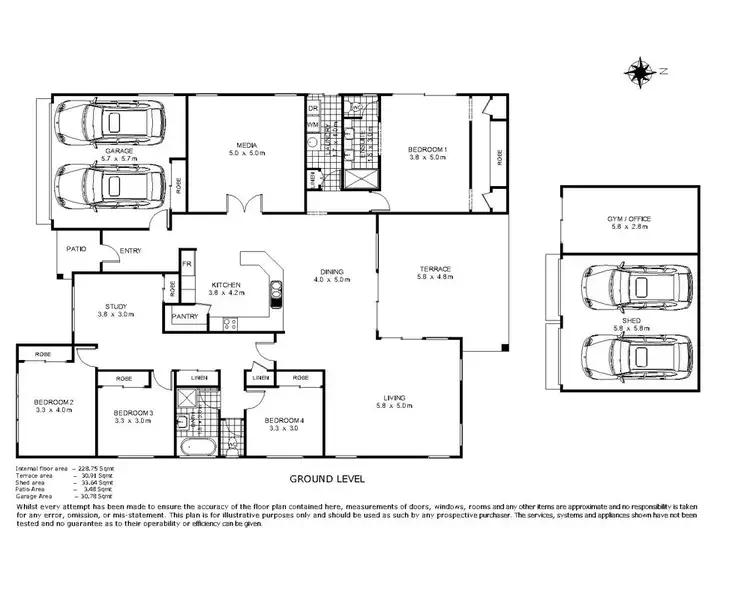 Floorplan of Homely house listing, 8 Sportsman Drive, Kleinton QLD 4352