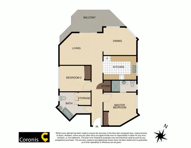 Floorplan of Homely unit listing, 4/67 Gladstone Road, Highgate Hill QLD 4101