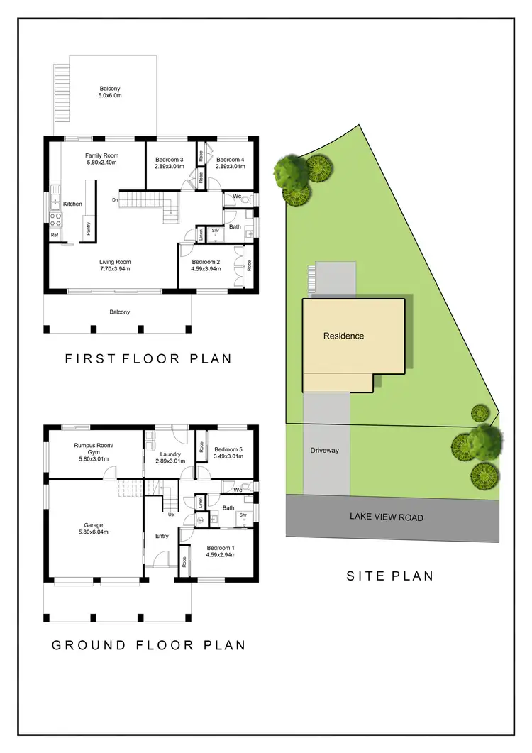 Floorplan of Homely house listing, 24 Lake View Road, Wamberal NSW 2260