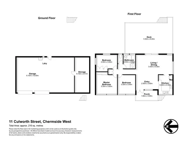 Floorplan of Homely house listing, 11 Culworth Street, Chermside West QLD 4032