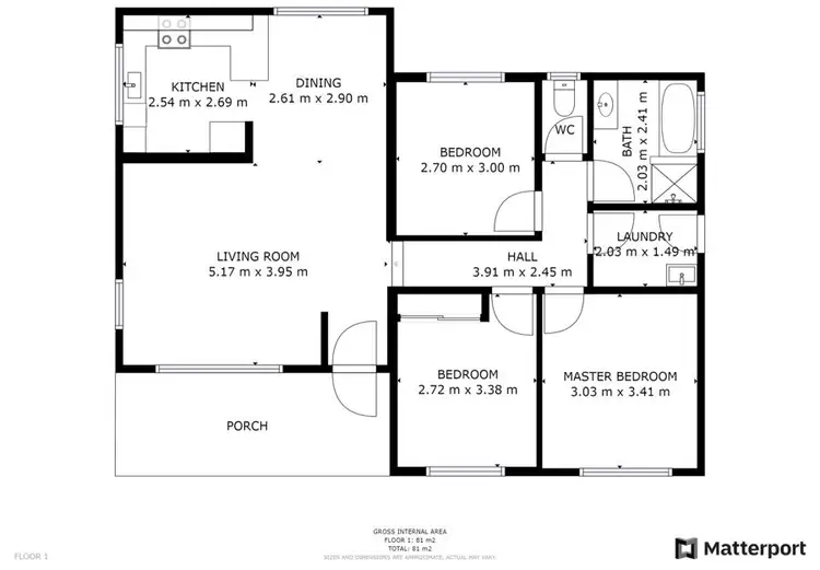 Floorplan of Homely house listing, 58 Bower Crescent, Toormina NSW 2452