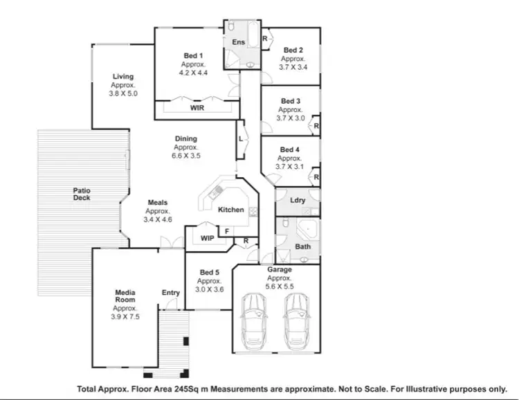 Floorplan of Homely house listing, 6 Clifton Place, Yass NSW 2582