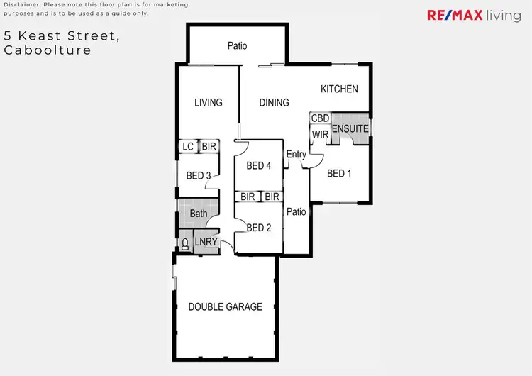 Floorplan of Homely house listing, 5 Keast Street, Caboolture QLD 4510