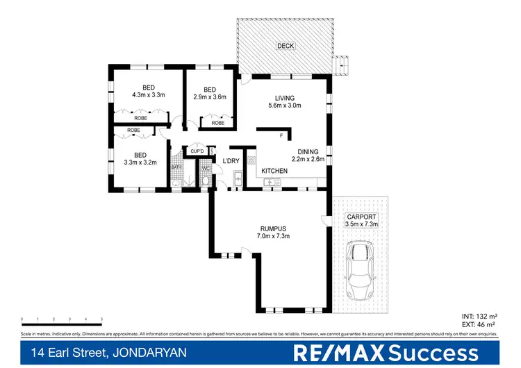 Floorplan of Homely rural property listing, 14 Earl Street, Jondaryan QLD 4403
