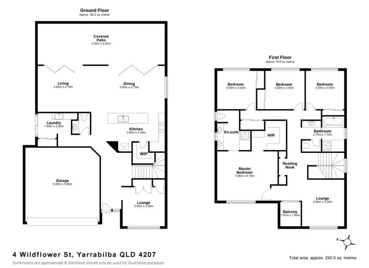 Floorplan of Homely house listing, 4 Wildflower Street, Yarrabilba QLD 4207