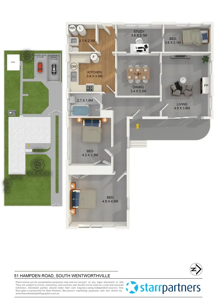 Floorplan of Homely house listing, 51 Hampden Road, South Wentworthville NSW 2145