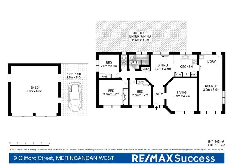 Floorplan of Homely house listing, 9 Clifford Street, Meringandan West QLD 4352