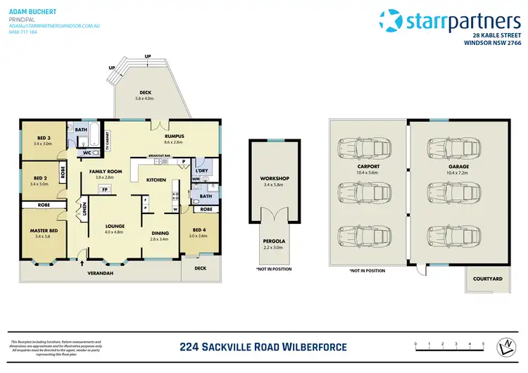 Floorplan of Homely house listing, 224 Sackville Road, Wilberforce NSW 2756
