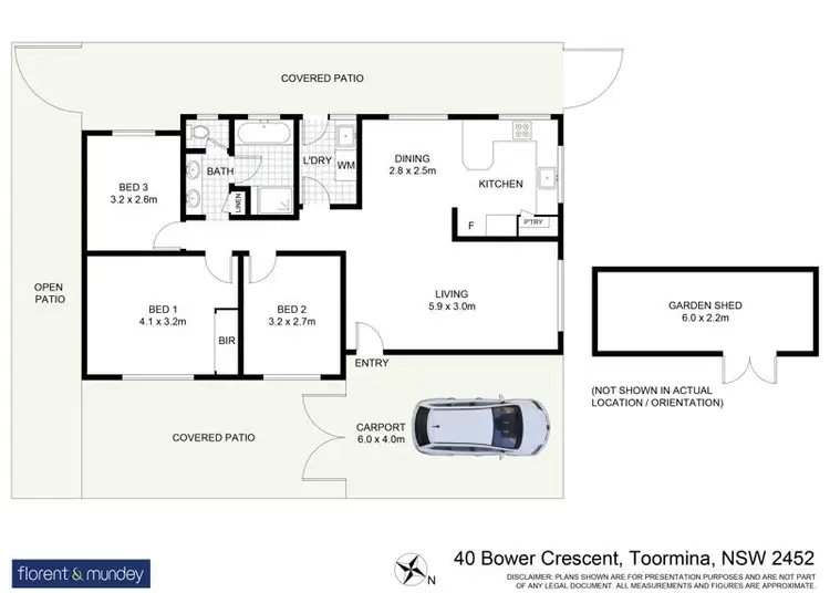 Floorplan of Homely house listing, 40 Bower Cres, Toormina NSW 2452