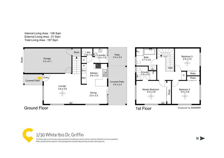 Floorplan of Homely unit listing, 2/30 White Ibis Drive, Griffin QLD 4503