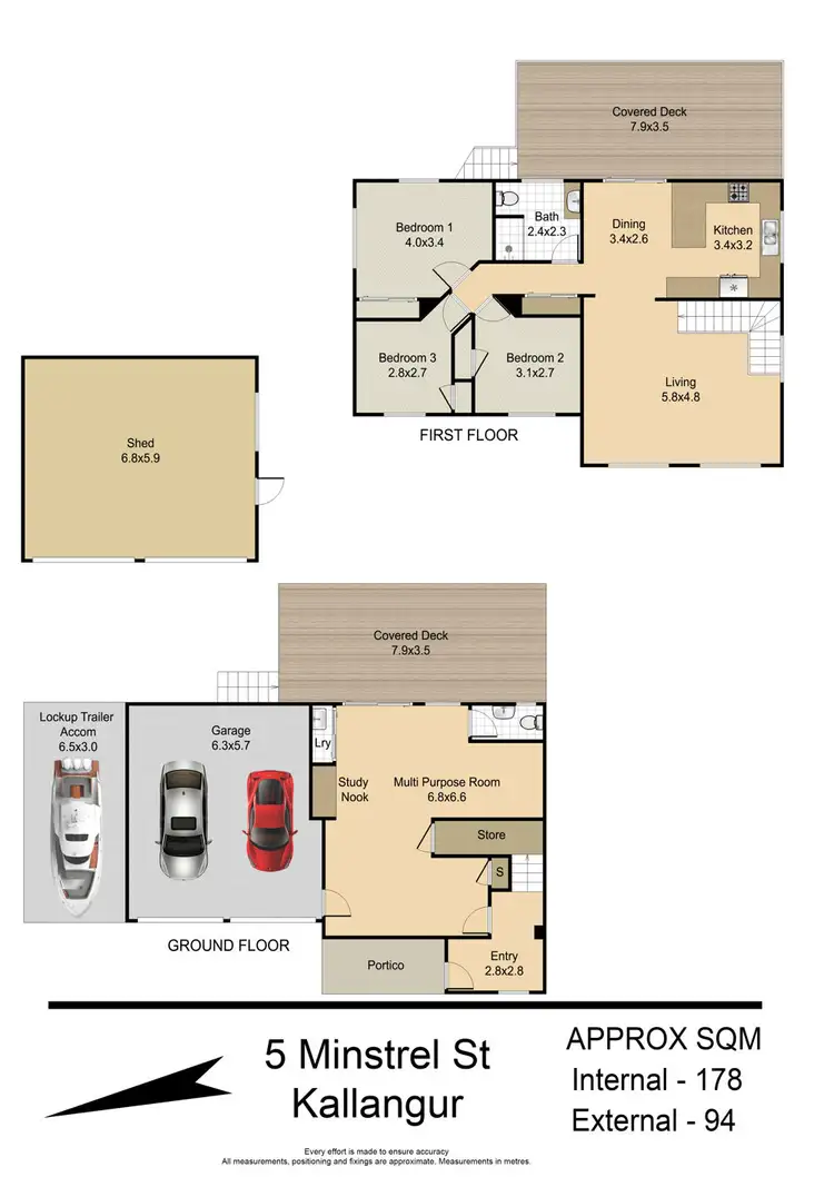 Floorplan of Homely house listing, 5 Minstrel Street, Kallangur QLD 4503