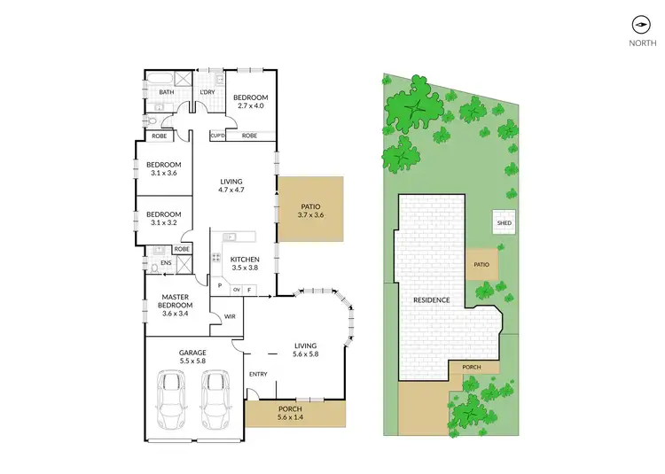 Floorplan of Homely house listing, 8 Settlement Drive, Wadalba NSW 2259