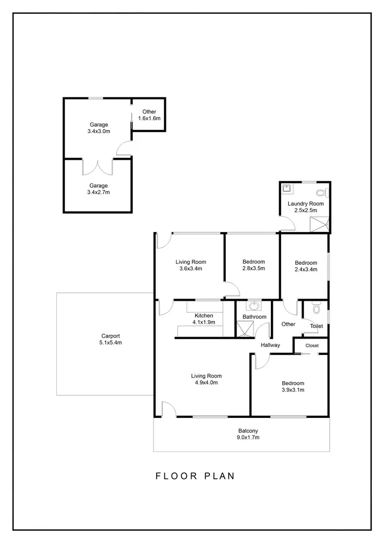 Floorplan of Homely house listing, 5 Palomar Parade, Toukley NSW 2263