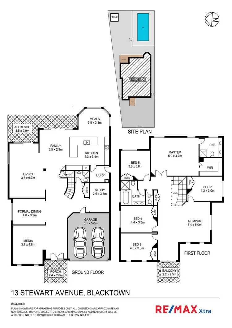 Floorplan of Homely house listing, 13 Stewart Avenue, Blacktown NSW 2148