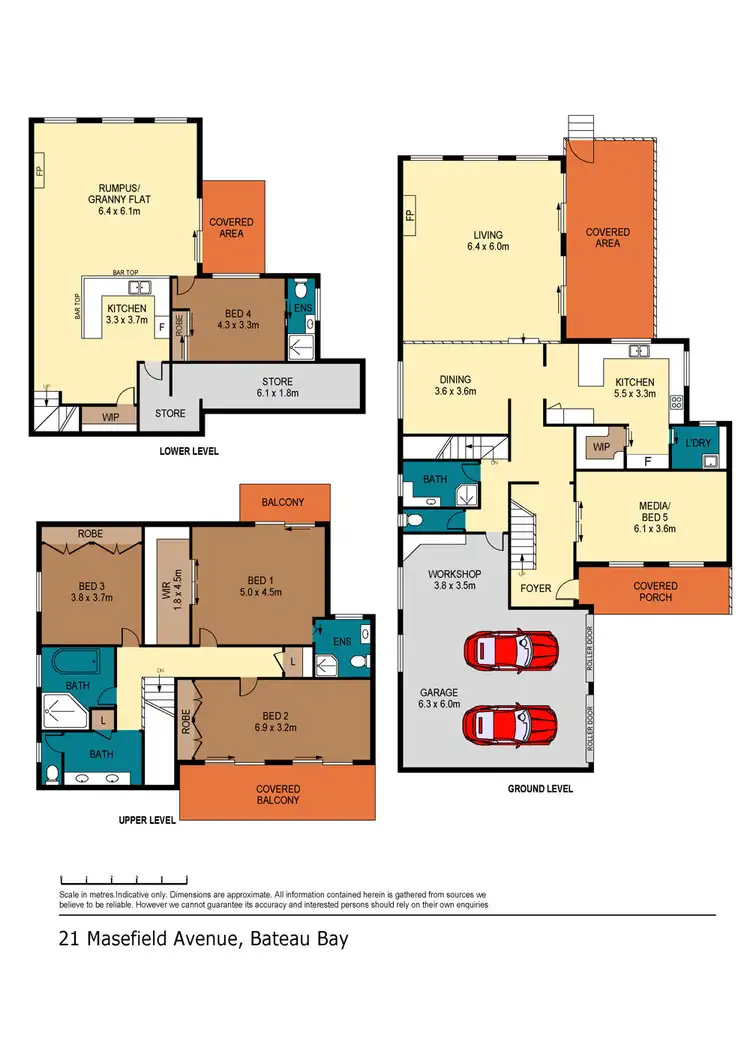 Floorplan of Homely house listing, 21 Masefield Avenue, Bateau Bay NSW 2261
