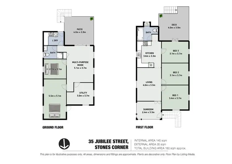 Floorplan of Homely house listing, 35 Jubilee Street, Stones Corner QLD 4120