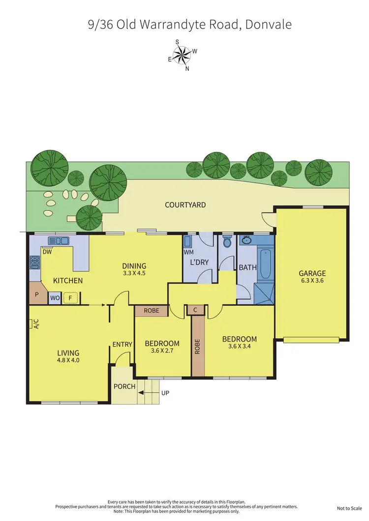Floorplan of Homely unit listing, 9/36 Old Warrandyte Road, Donvale VIC 3111