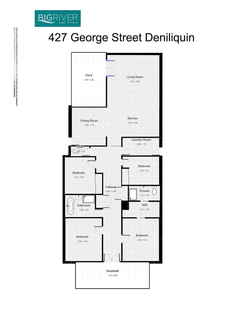 Floorplan of Homely house listing, 427 George Street, Deniliquin NSW 2710