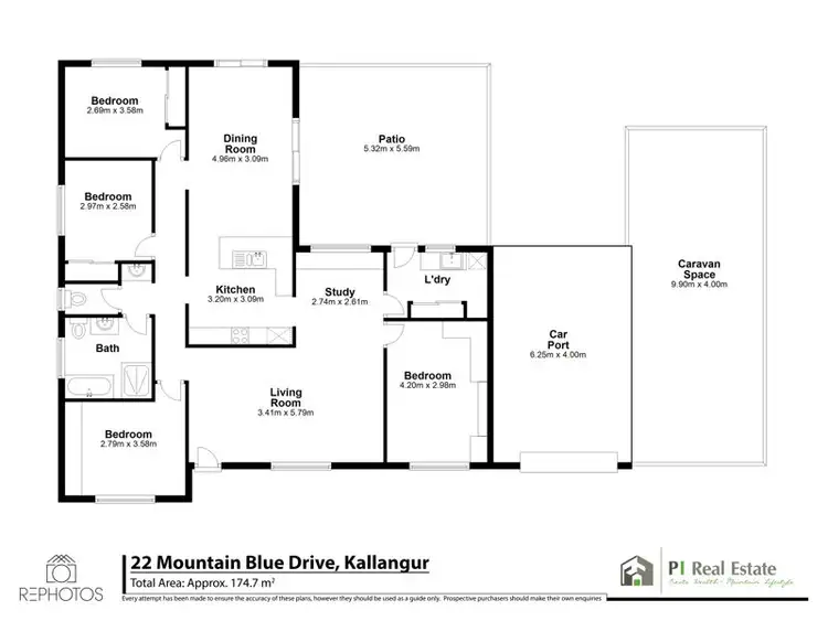 Floorplan of Homely house listing, 22 MOUNTAIN BLUE DRIVE, Kallangur QLD 4503