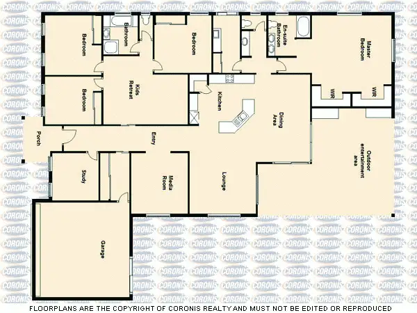Floorplan of Homely house listing, z47 Lookout Place, Narangba QLD 4504