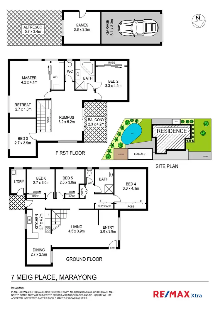 Floorplan of Homely house listing, 7 Meig Place, Marayong NSW 2148