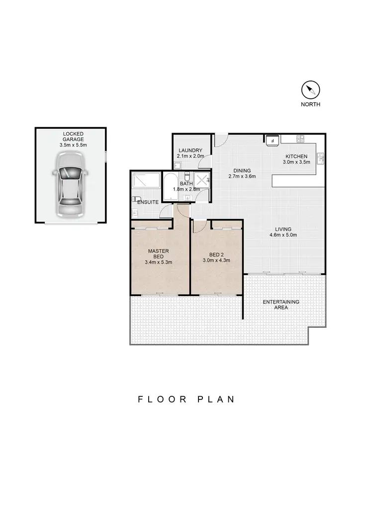 Floorplan of Homely unit listing, 3/1 Tuggerah Parade, The Entrance NSW 2261