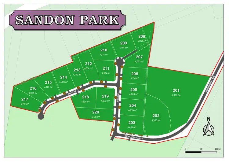Floorplan of Homely land listing, Lot 217 Sandon Park, Armidale NSW 2350