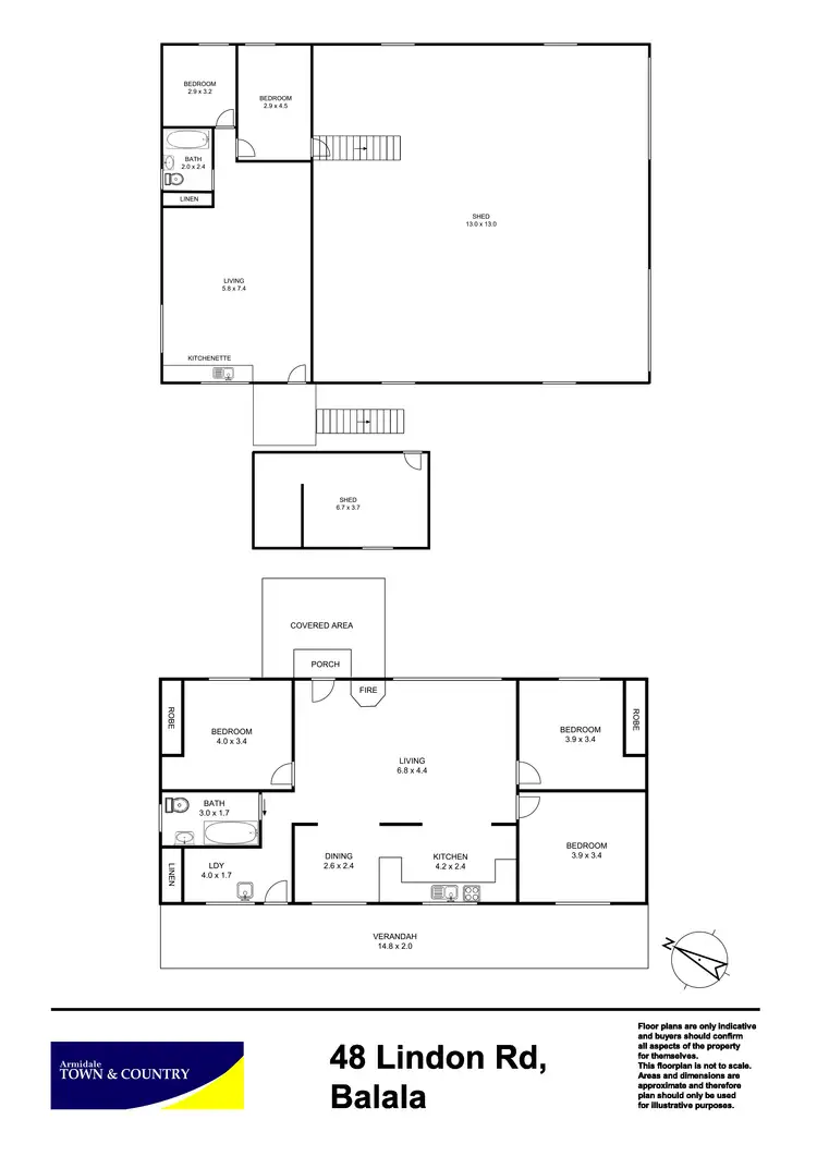Floorplan of Homely house listing, 48 Lindon Road, Uralla NSW 2358