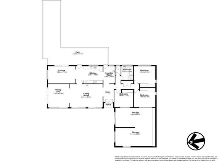 Floorplan of Homely house listing, 8 Caneby Street, Everton Hills QLD 4053