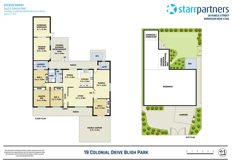 Floorplan of Homely house listing, 19 Colonial Drive, Bligh Park NSW 2756