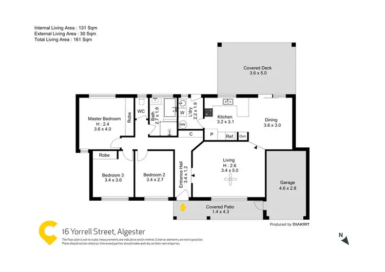 Floorplan of Homely house listing, 16 Yorrell Street, Algester QLD 4115