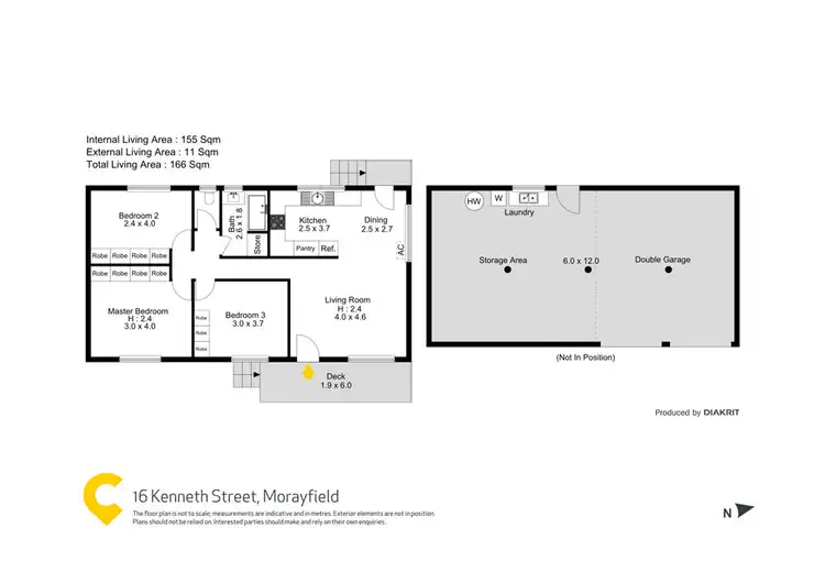 Floorplan of Homely house listing, 16 Kenneth Street, Morayfield QLD 4506
