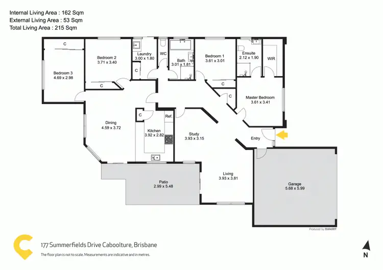 Floorplan of Homely house listing, 177 Summerfields Drive, Caboolture QLD 4510