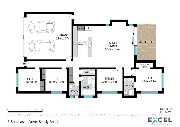 Floorplan of Homely house listing, 5 Sandcastle Drive, Sandy Beach NSW 2456