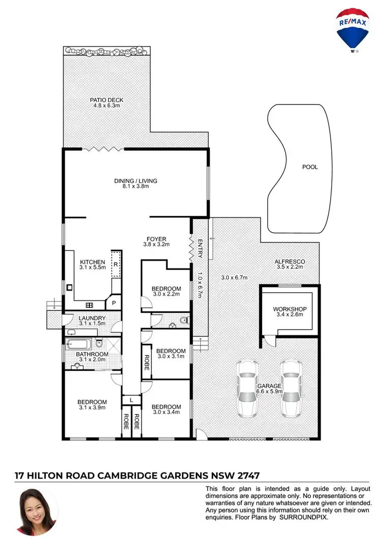 Floorplan of Homely house listing, 17 HILTON ROAD, Cambridge Gardens NSW 2747