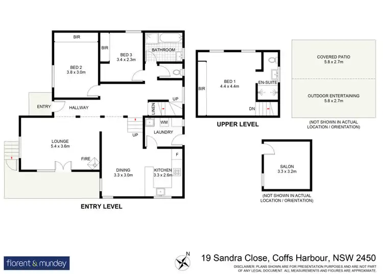 Floorplan of Homely house listing, 19 Sandra Close, Coffs Harbour NSW 2450
