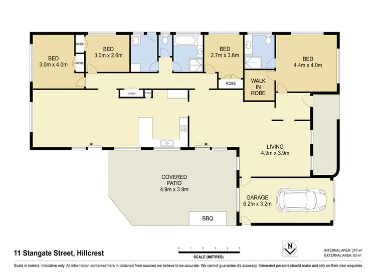 Floorplan of Homely house listing, 11 Stangate Street, Hillcrest QLD 4118