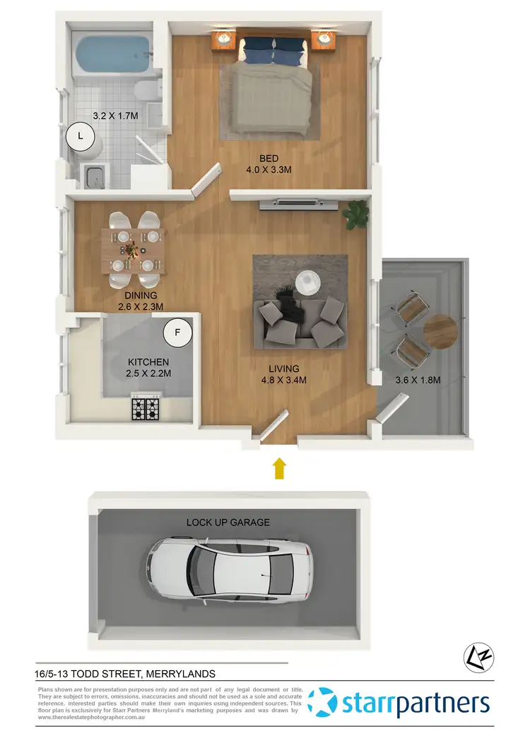 Floorplan of Homely unit listing, 16/5-13 Todd Street, Merrylands NSW 2160